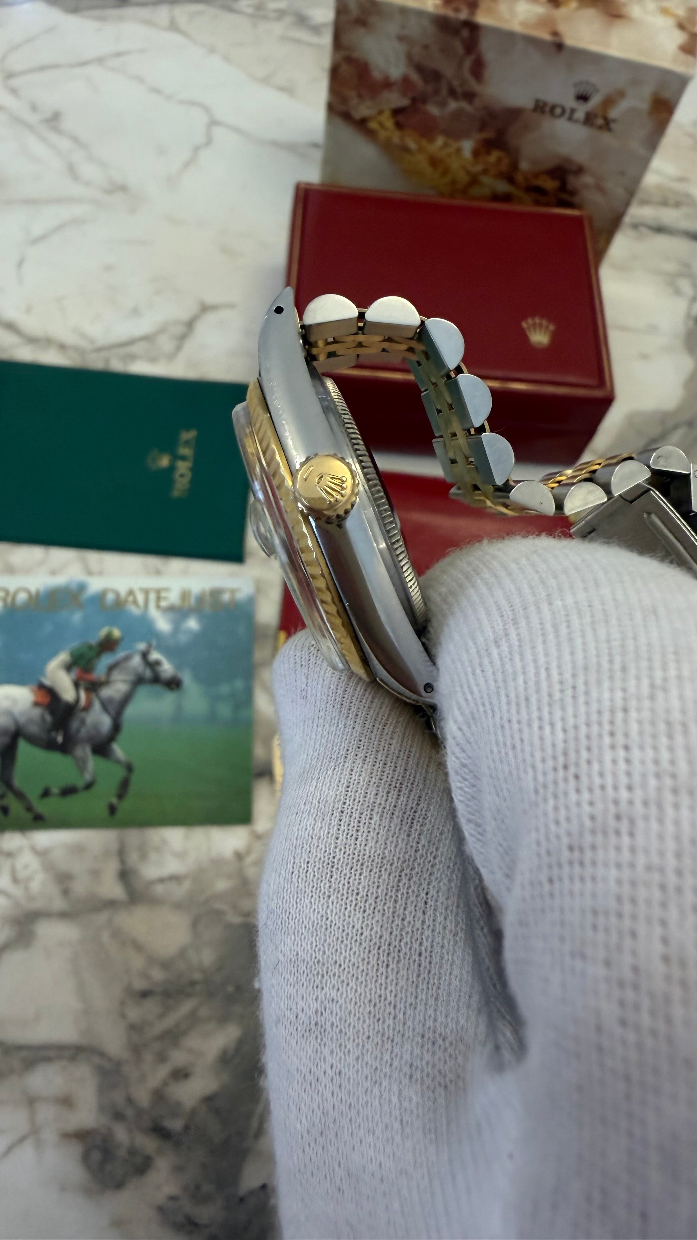 ROLEX DATEJUST 16013 FULL SET | CIRCA 1985 | CALIBRU 3035