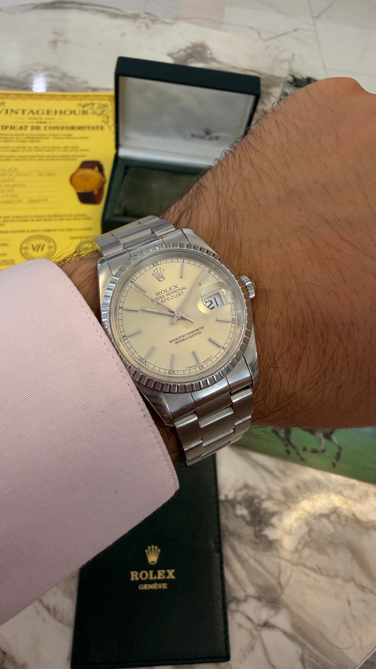 👑 ROLEX DATEJUST 36 REF. 16220 | 1995 | FULL SET | CAL. 3135