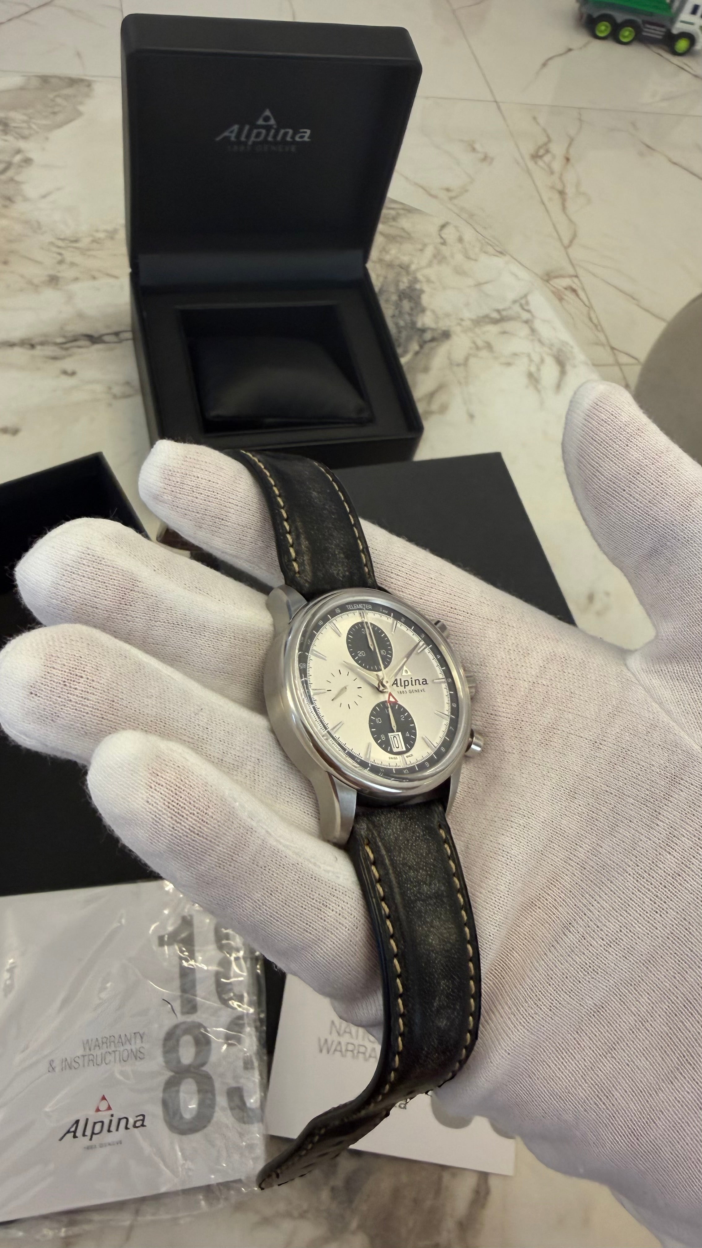 Alpina Alpiner Chronograph Automatic – Ref. AL-750N4E6 full set