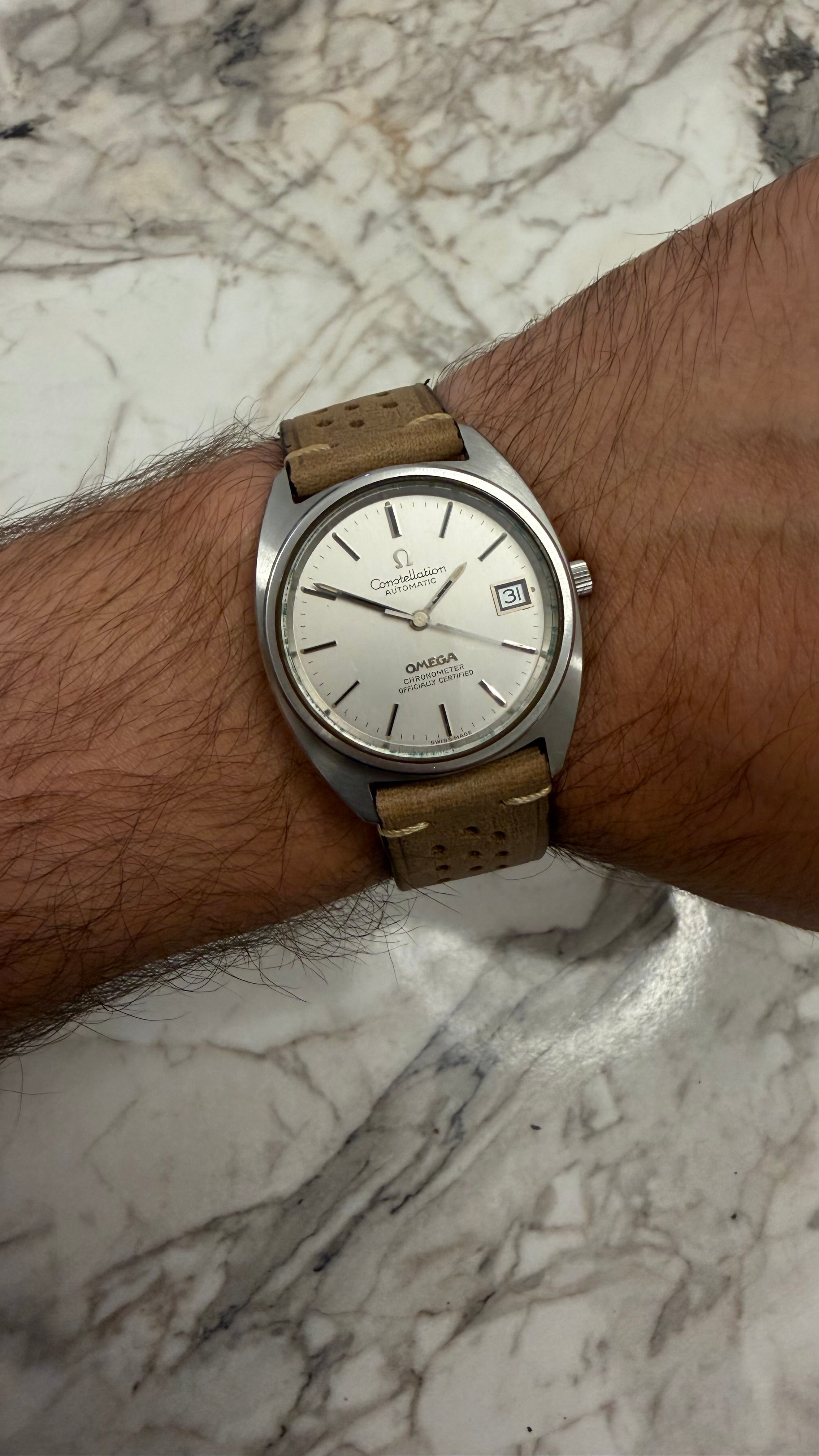 Omega Constellation Chronometer Automatic ref. 168.0056 – Gerald Genta Design | Cal. 1011 | Servisat | 35 mm
