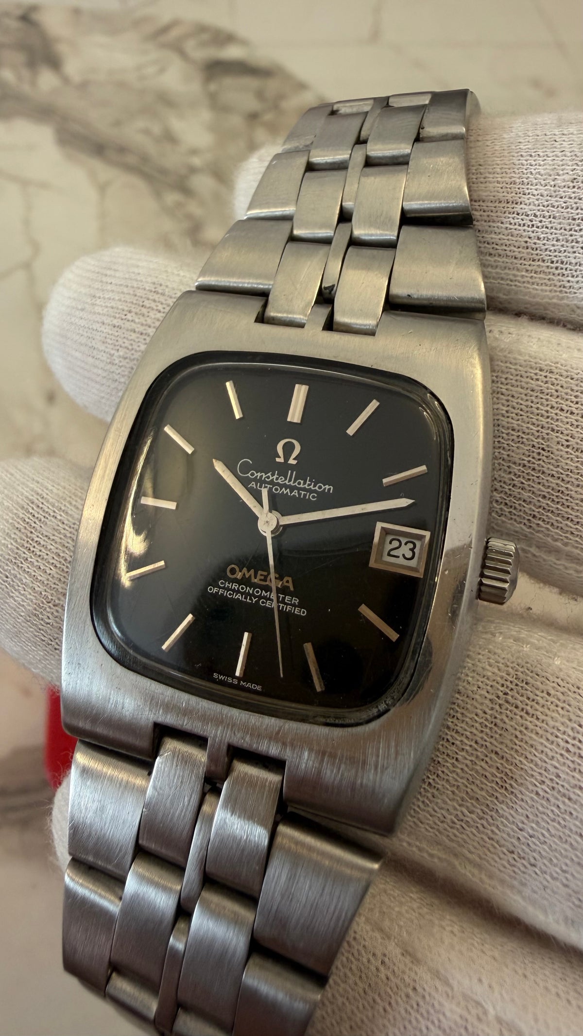 OMEGA CONSTELLATION CHRONOMETER REF. 168.047 | BLUE-BLACK SPIDER DIAL | CAL.1001