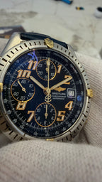 Breitling Chronomat Blackbird B13350 Full BOX – Blue Dial / Gold & Steel