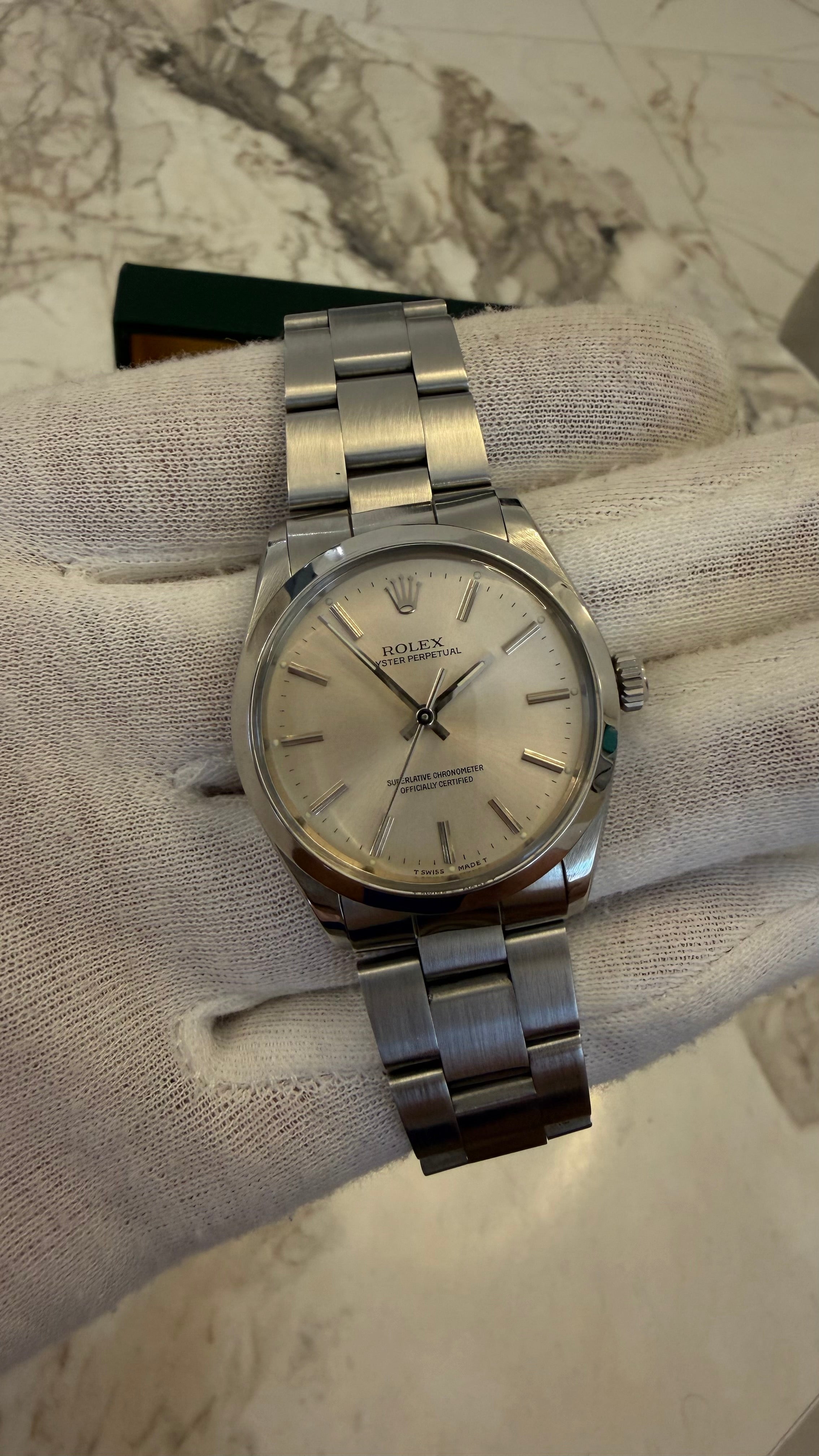 Rolex Oyster Perpetual Ref. 1002 “Superlative Chronometer” – 1988 | Full Set( Certficat de calitate si garantie) .