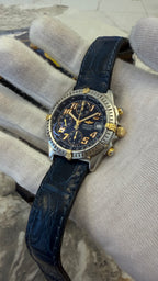 Breitling Chronomat Blackbird B13350 Full BOX – Blue Dial / Gold & Steel