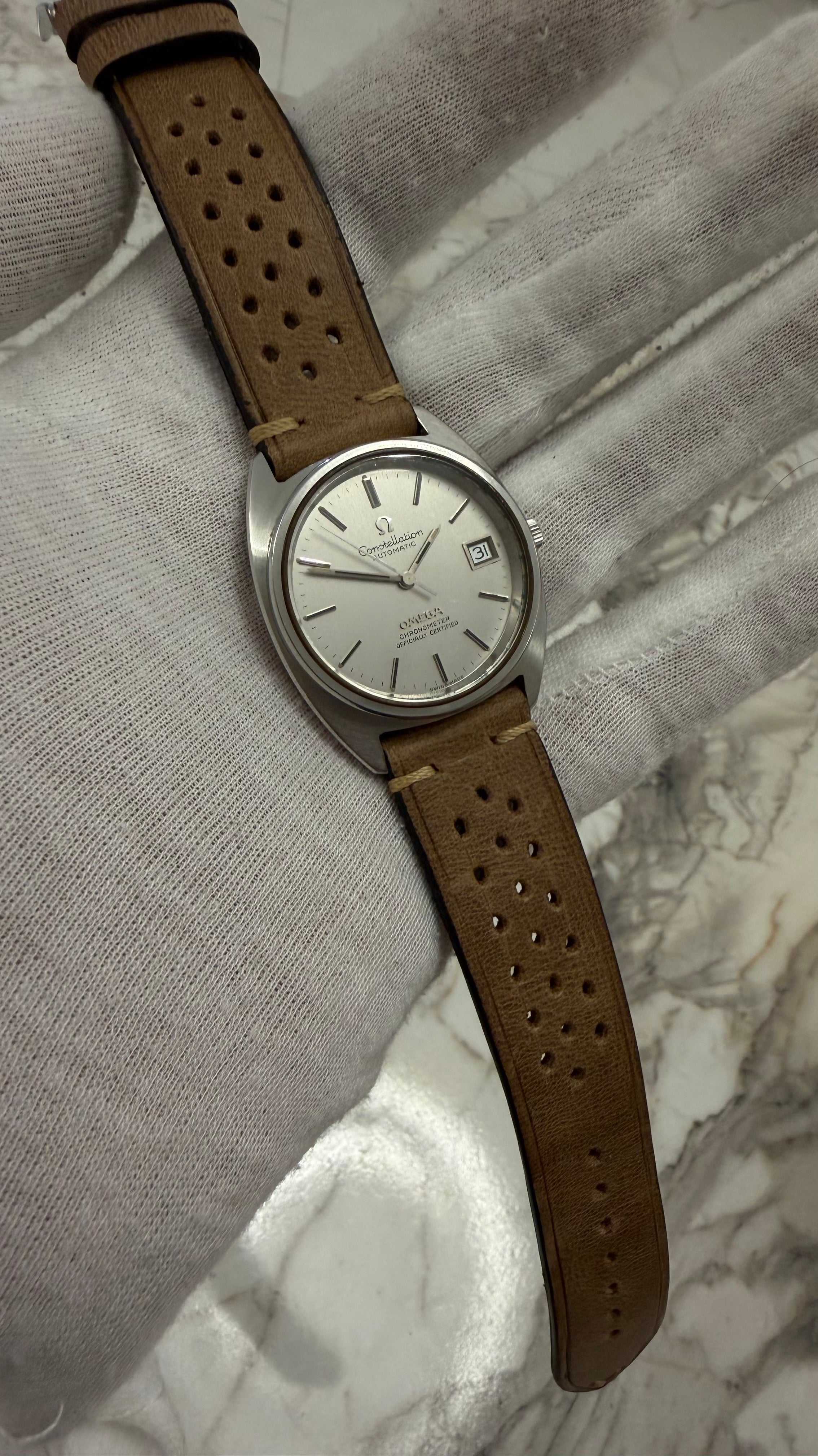 Omega Constellation Chronometer Automatic ref. 168.0056 – Gerald Genta Design | Cal. 1011 | Servisat | 35 mm