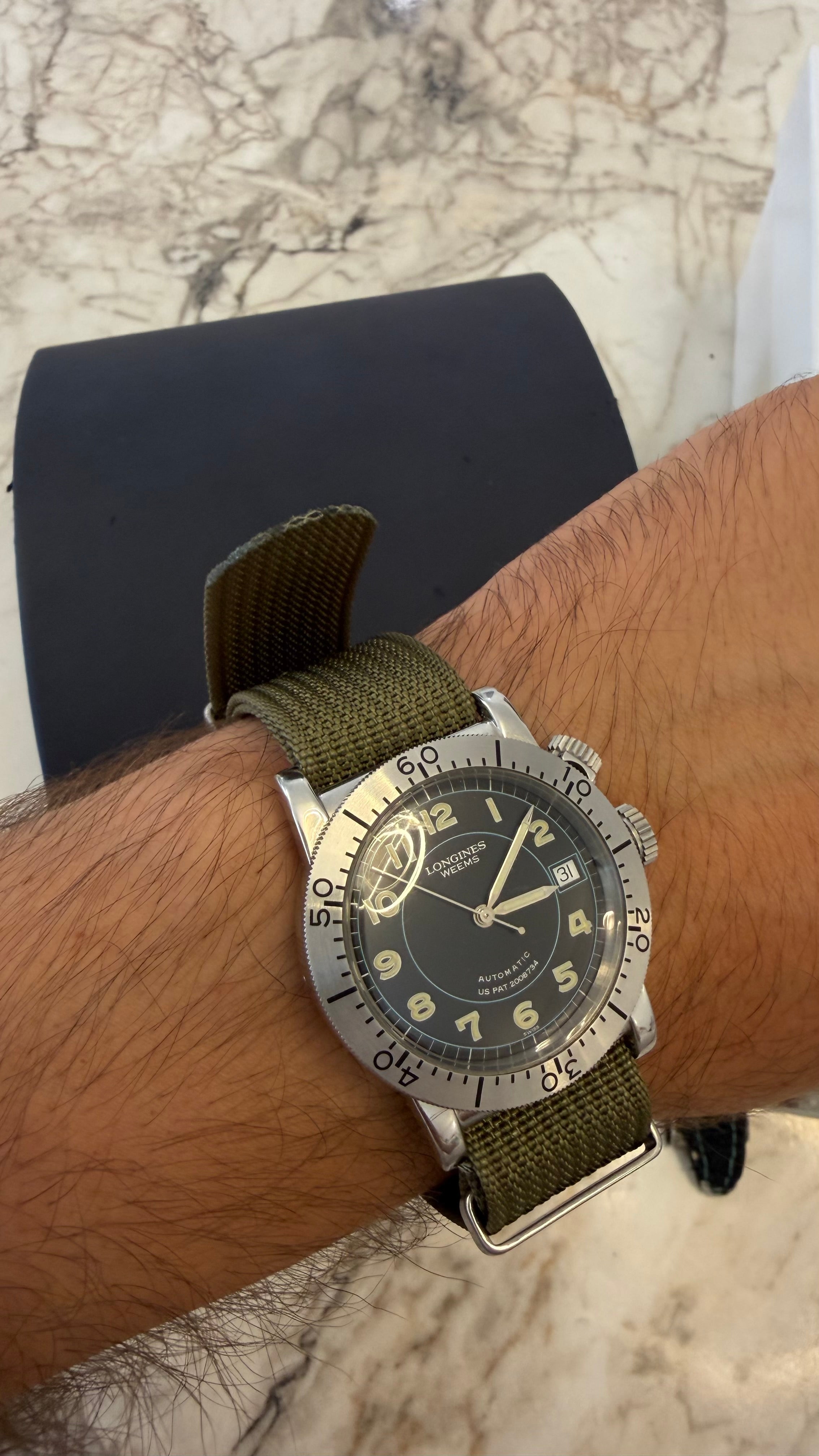 ✈️🧭 Longines Weems Navigation Watch Limited Edition No. 599/3000 | Full Set NOS