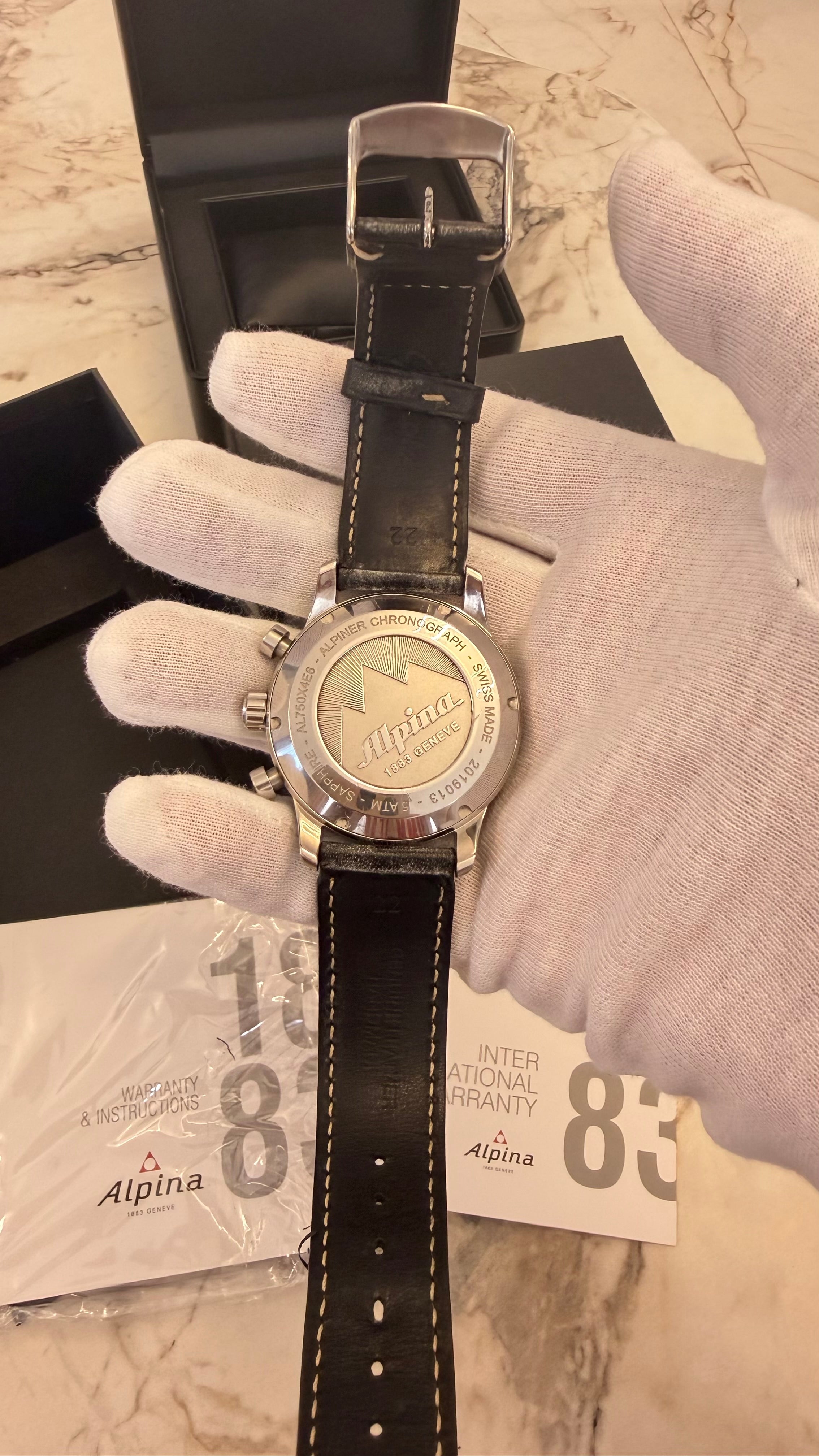 Alpina Alpiner Chronograph Automatic – Ref. AL-750N4E6 full set