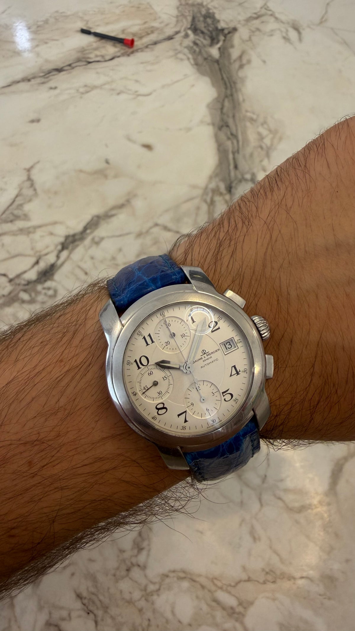 🥂 BAUME & MERCIER CAPELAND CHRONOGRAPH – 39 MM – AUTOMATIC – NEO-VINTAGE