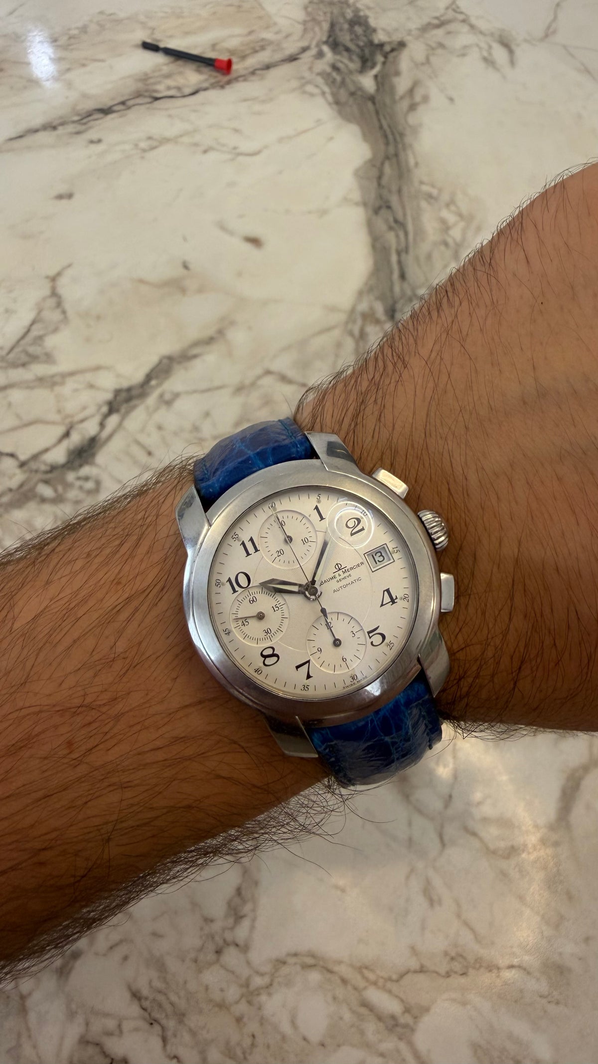 🥂 BAUME & MERCIER CAPELAND CHRONOGRAPH – 39 MM – AUTOMATIC – NEO-VINTAGE