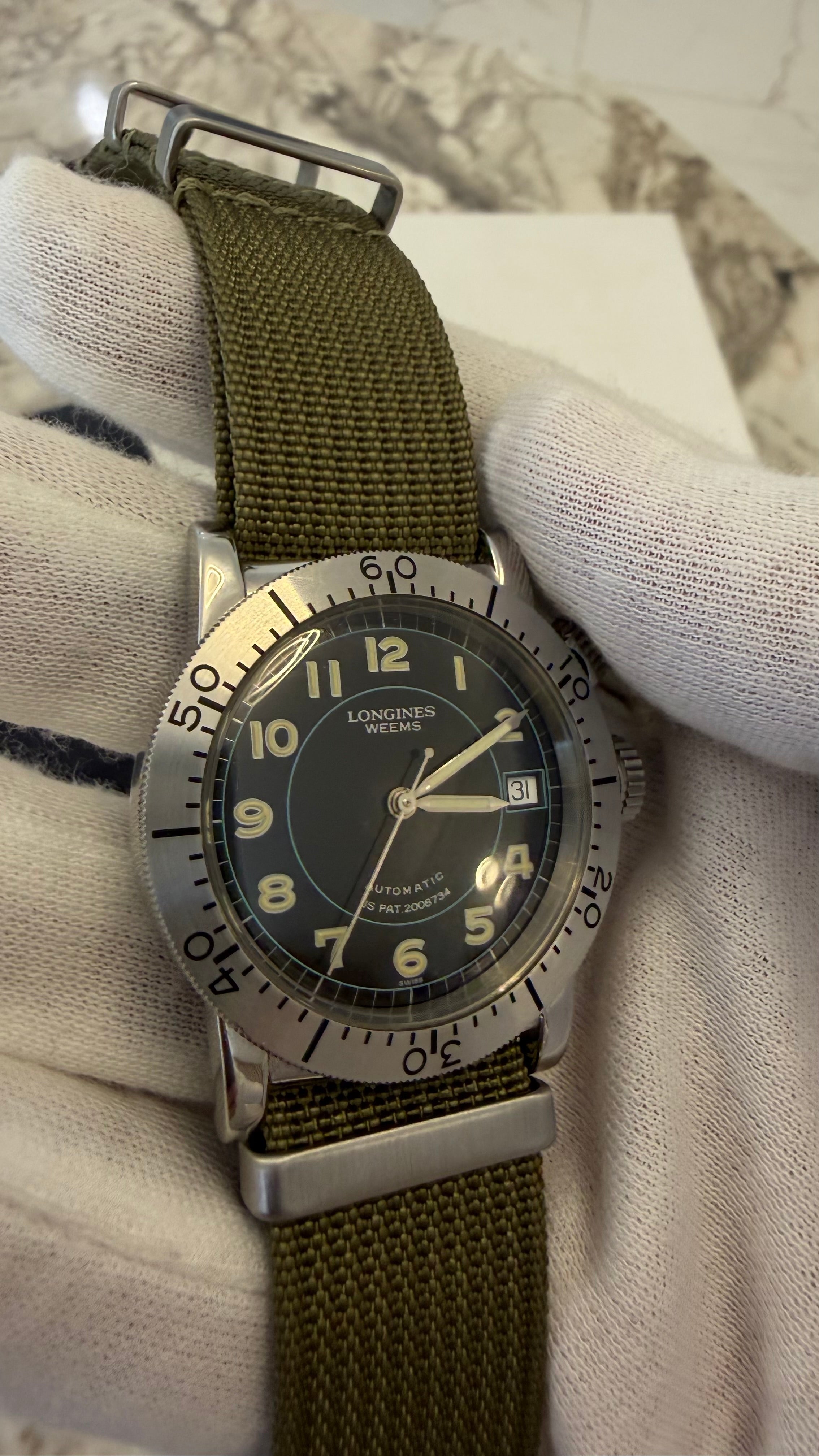 ✈️🧭 Longines Weems Navigation Watch Limited Edition No. 599/3000 | Full Set NOS
