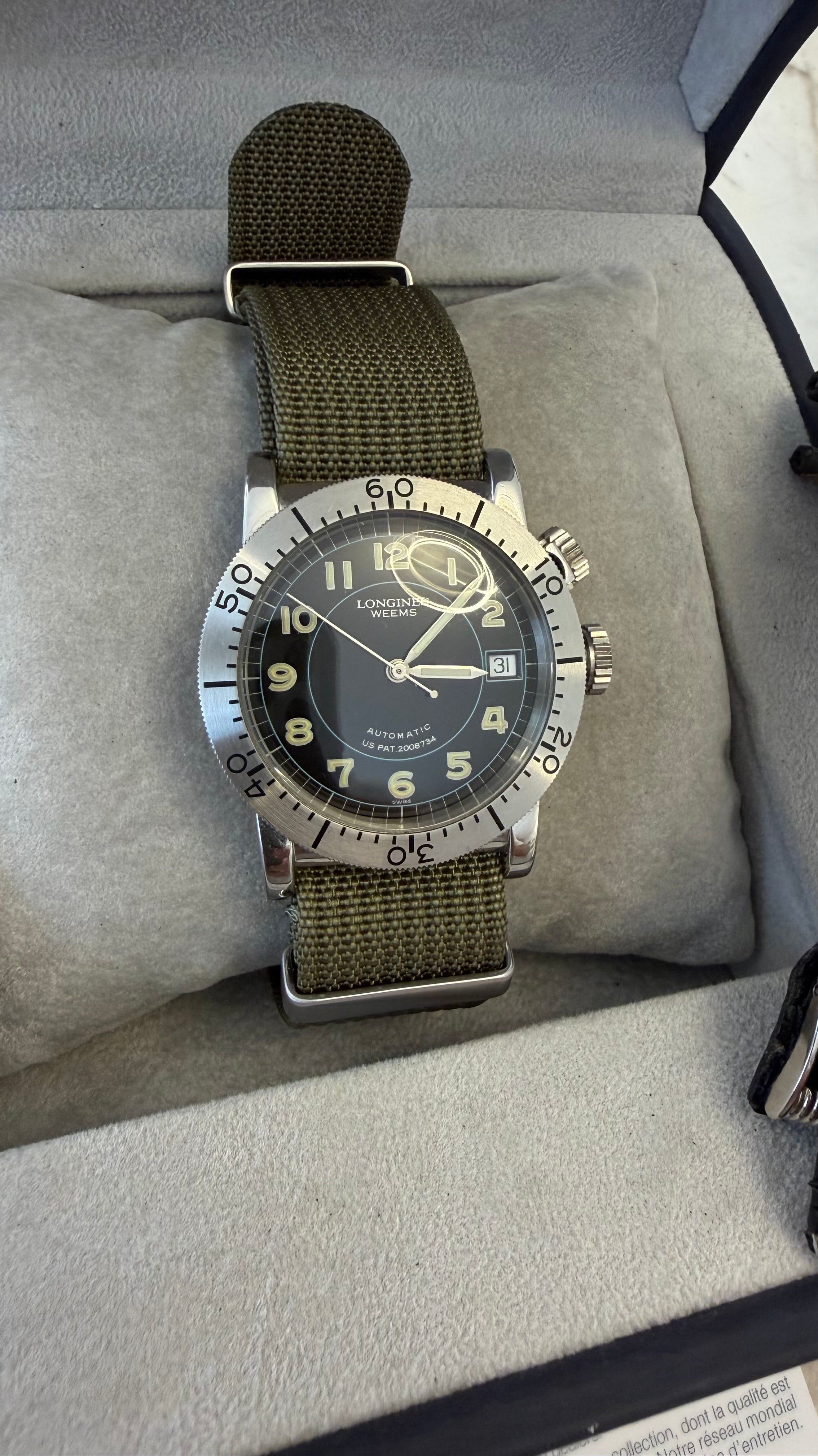 ✈️🧭 Longines Weems Navigation Watch Limited Edition No. 599/3000 | Full Set NOS