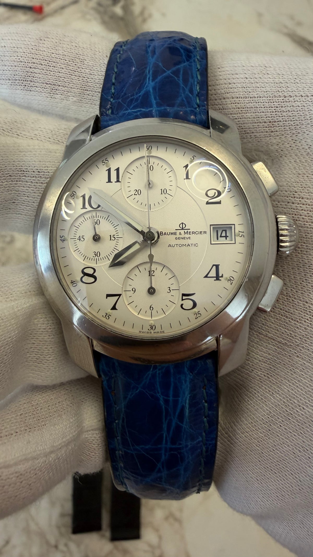 🥂 BAUME & MERCIER CAPELAND CHRONOGRAPH – 39 MM – AUTOMATIC – NEO-VINTAGE