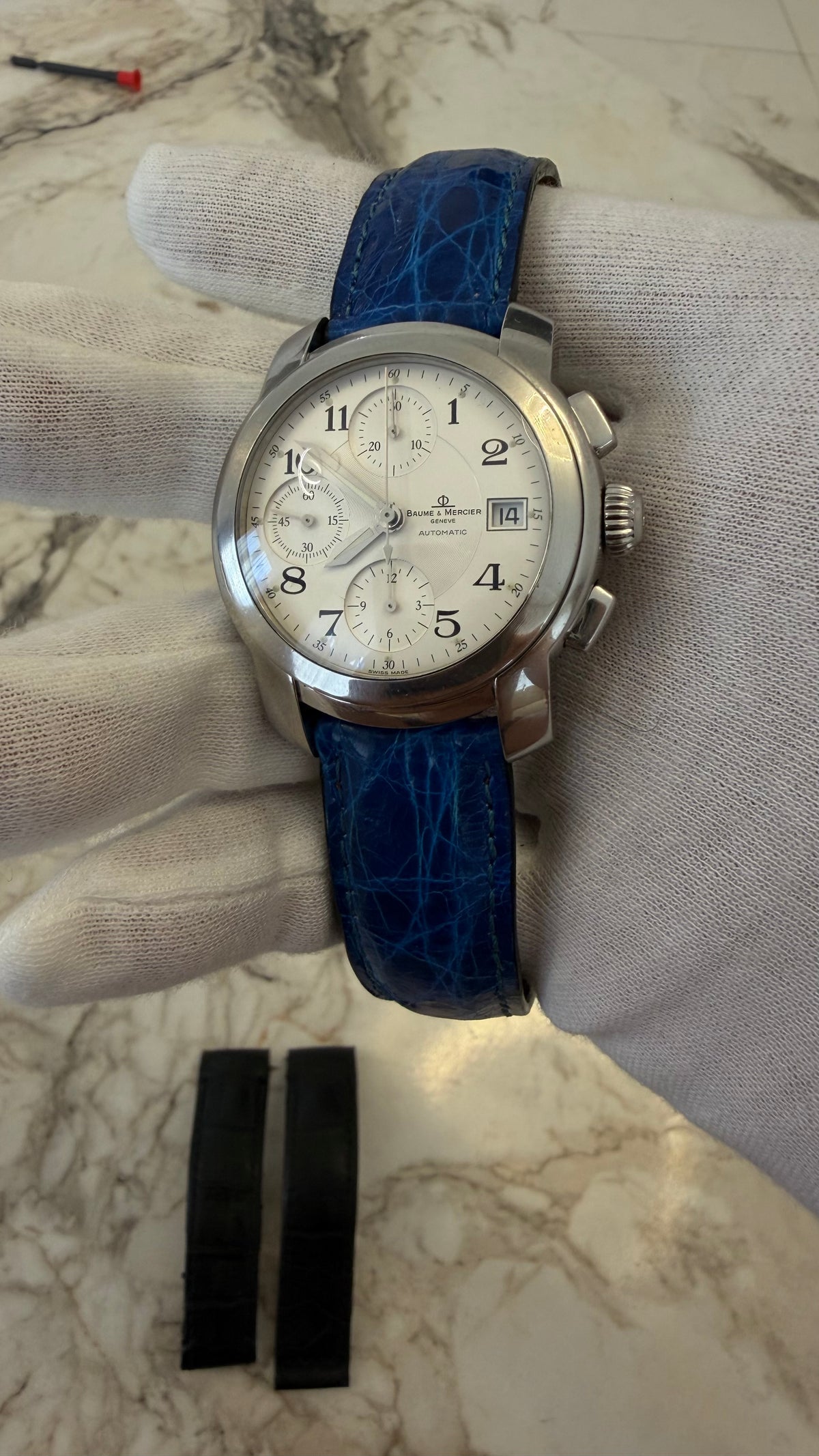 🥂 BAUME & MERCIER CAPELAND CHRONOGRAPH – 39 MM – AUTOMATIC – NEO-VINTAGE