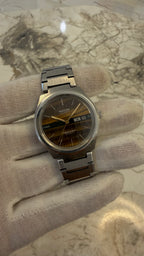 Ricoh Tiger Eye V1 Automatic 30 Jewels – Natural Tiger Eye Stone Dial | Serviced
