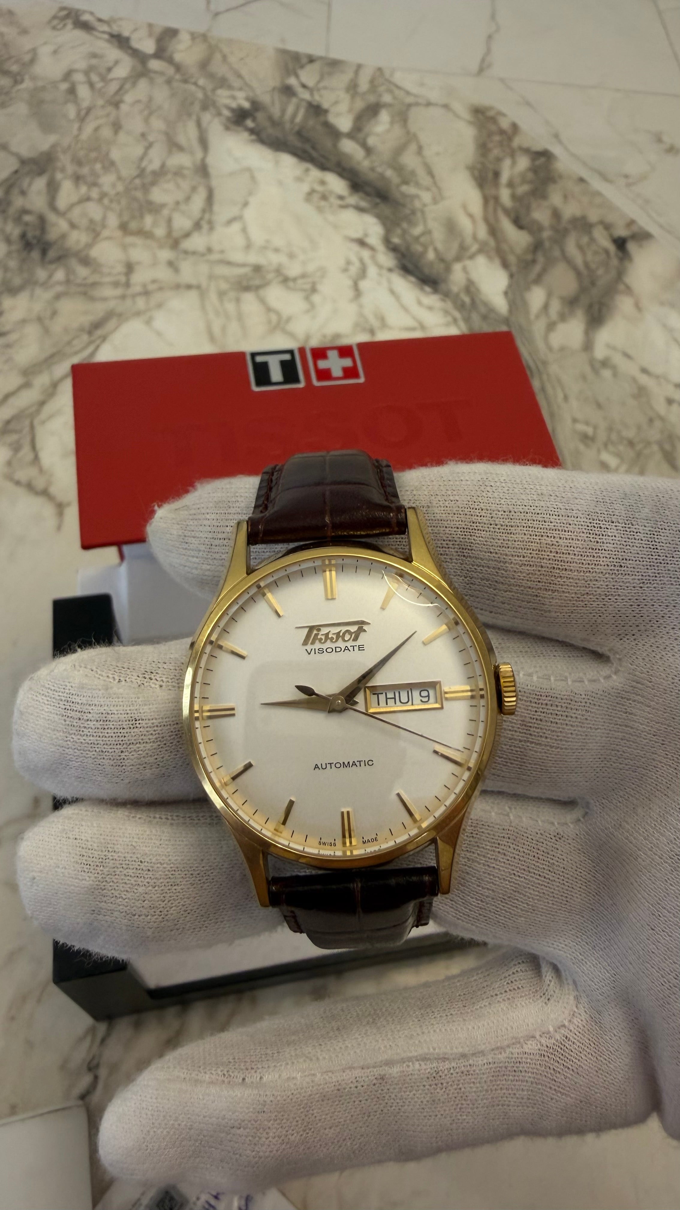 Tissot Heritage Visodate Automatic – Full Set – ETA 2836-2 – Gold PVD – 40 mm