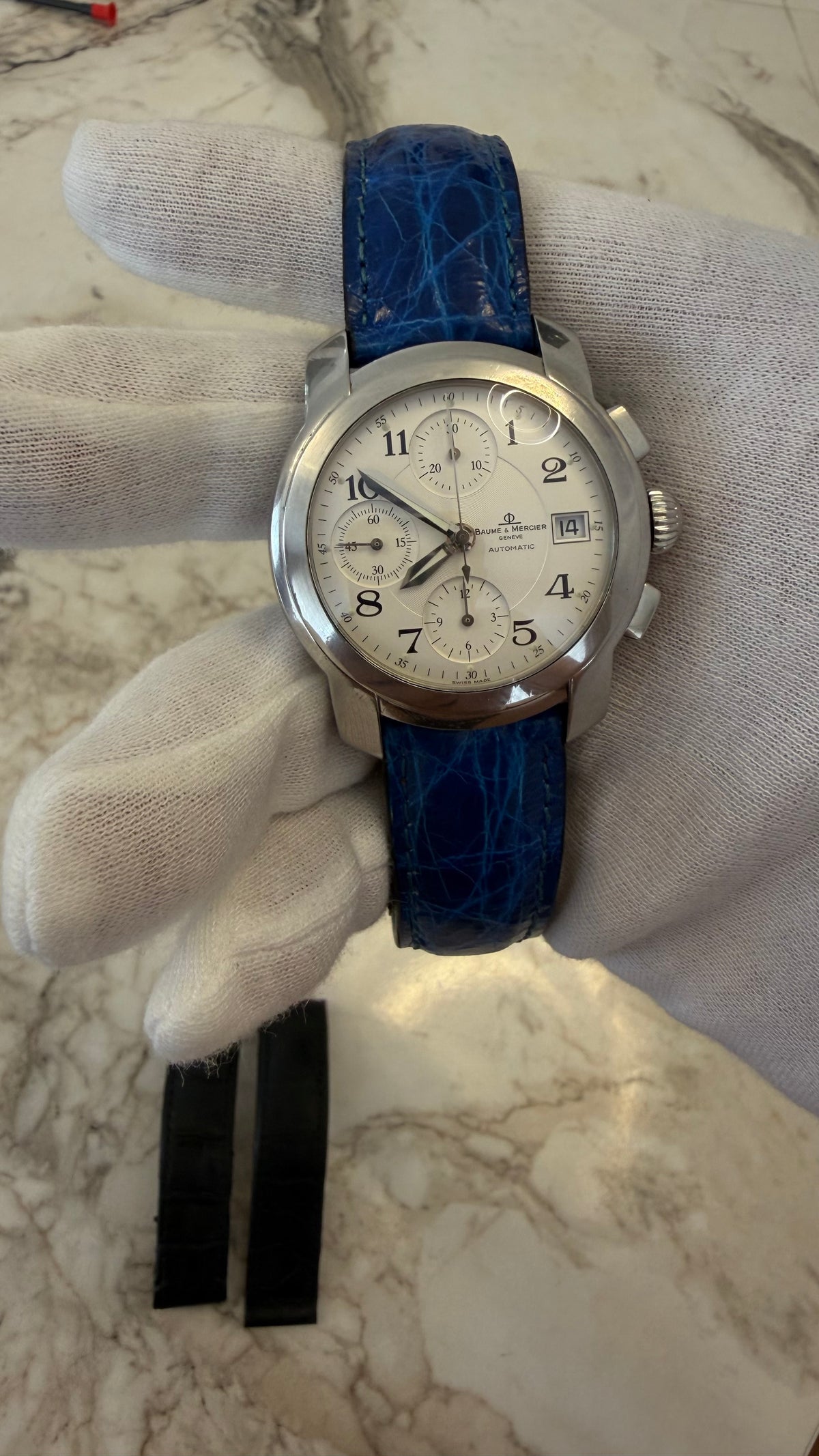 🥂 BAUME & MERCIER CAPELAND CHRONOGRAPH – 39 MM – AUTOMATIC – NEO-VINTAGE