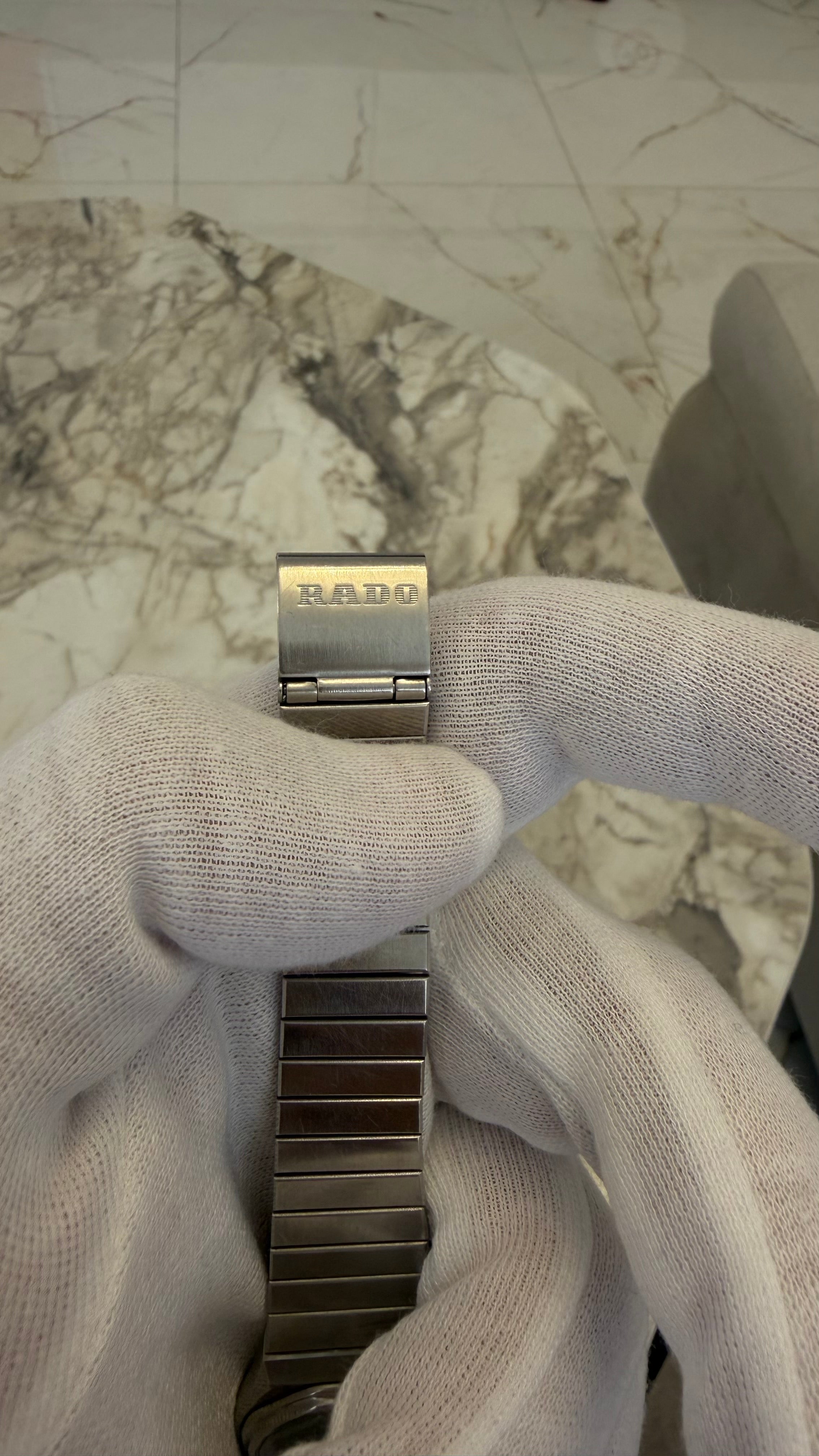 Rado Quartz Day-Date “Diamond Dust” – anii 1980