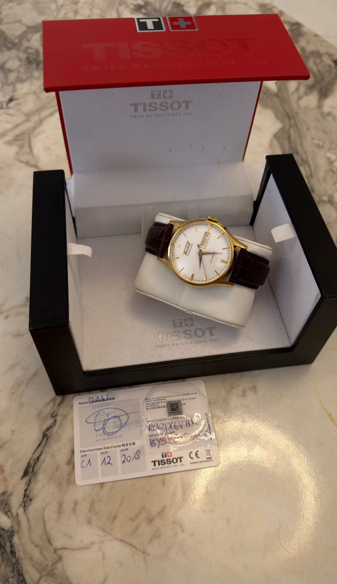 Tissot Heritage Visodate Automatic – Full Set – ETA 2836-2 – Gold PVD – 40 mm
