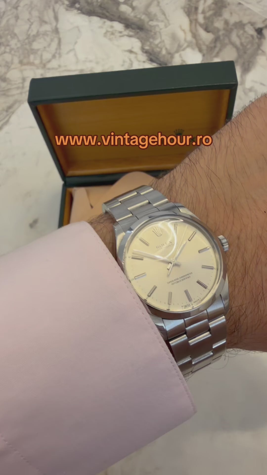 Rolex Oyster Perpetual Ref. 1002 “Superlative Chronometer” – 1988 | Full Set( Certficat de calitate si garantie) .