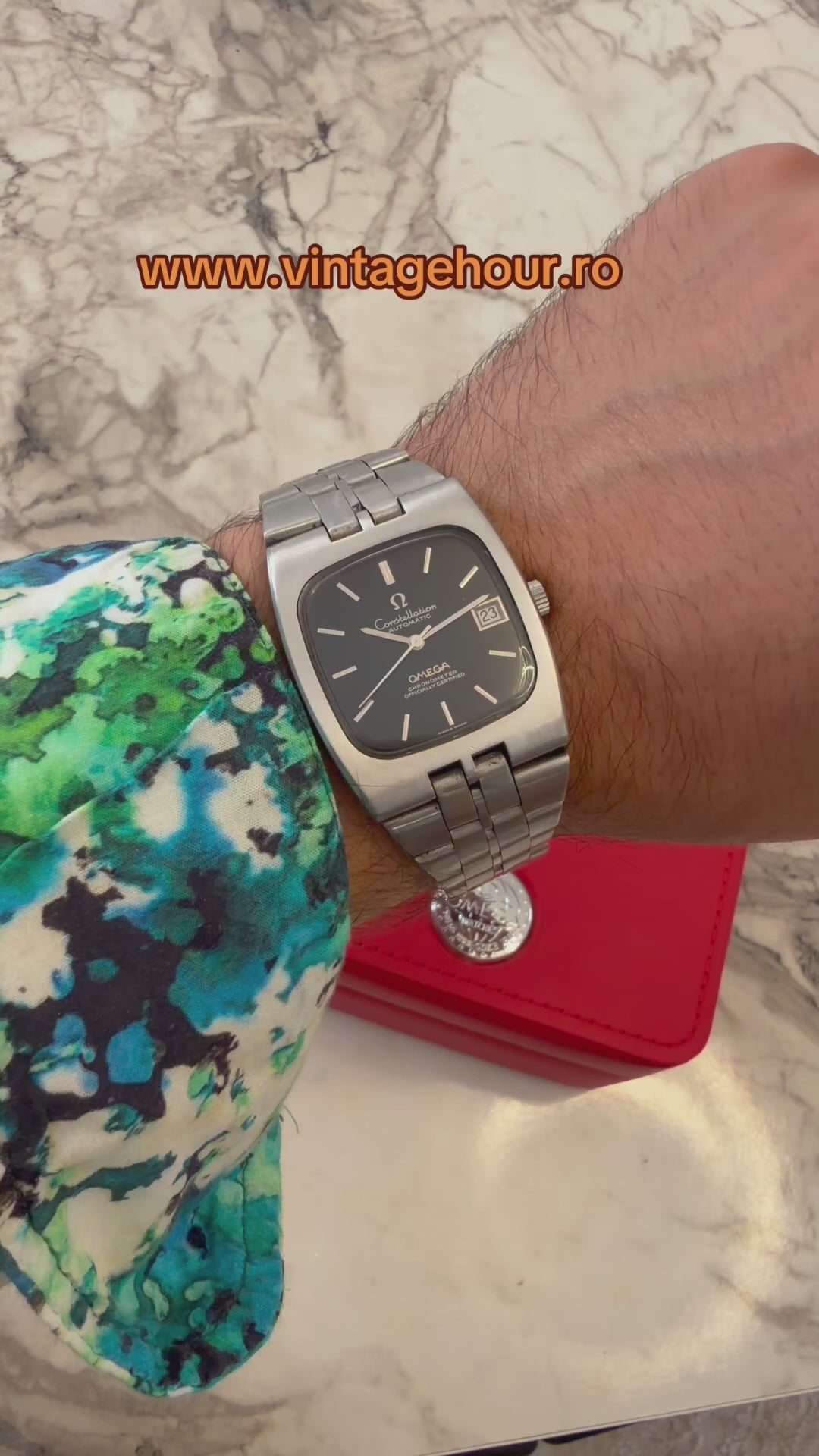 OMEGA CONSTELLATION CHRONOMETER REF. 168.047 | BLUE-BLACK SPIDER DIAL | CAL.1001
