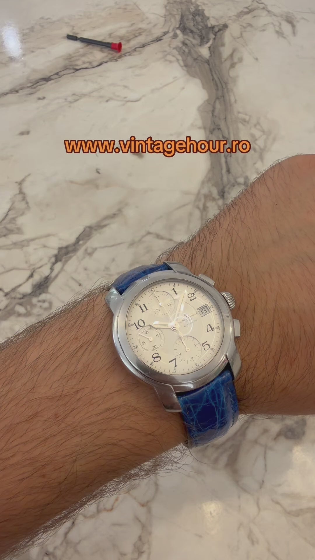 🥂 BAUME & MERCIER CAPELAND CHRONOGRAPH – 39 MM – AUTOMATIC – NEO-VINTAGE