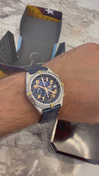 Breitling Chronomat Blackbird B13350 Full BOX – Blue Dial / Gold & Steel