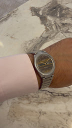 Ricoh Tiger Eye V1 Automatic 30 Jewels – Natural Tiger Eye Stone Dial | Serviced